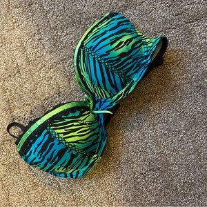Colorful padded push up bra